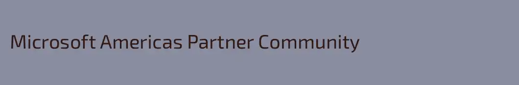 Microsoft Americas Partner Community